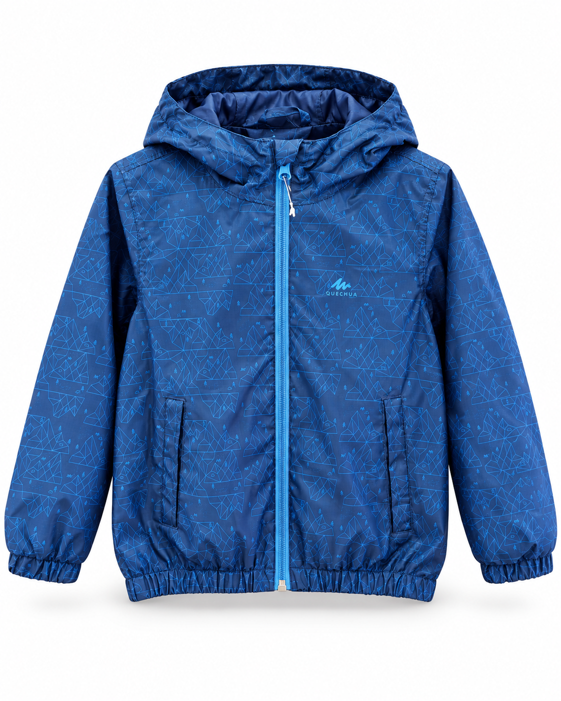 Veste — Decathlon  — Bleu · motif géométrique abstrait — 4 ans — Decathlon — 4 ans