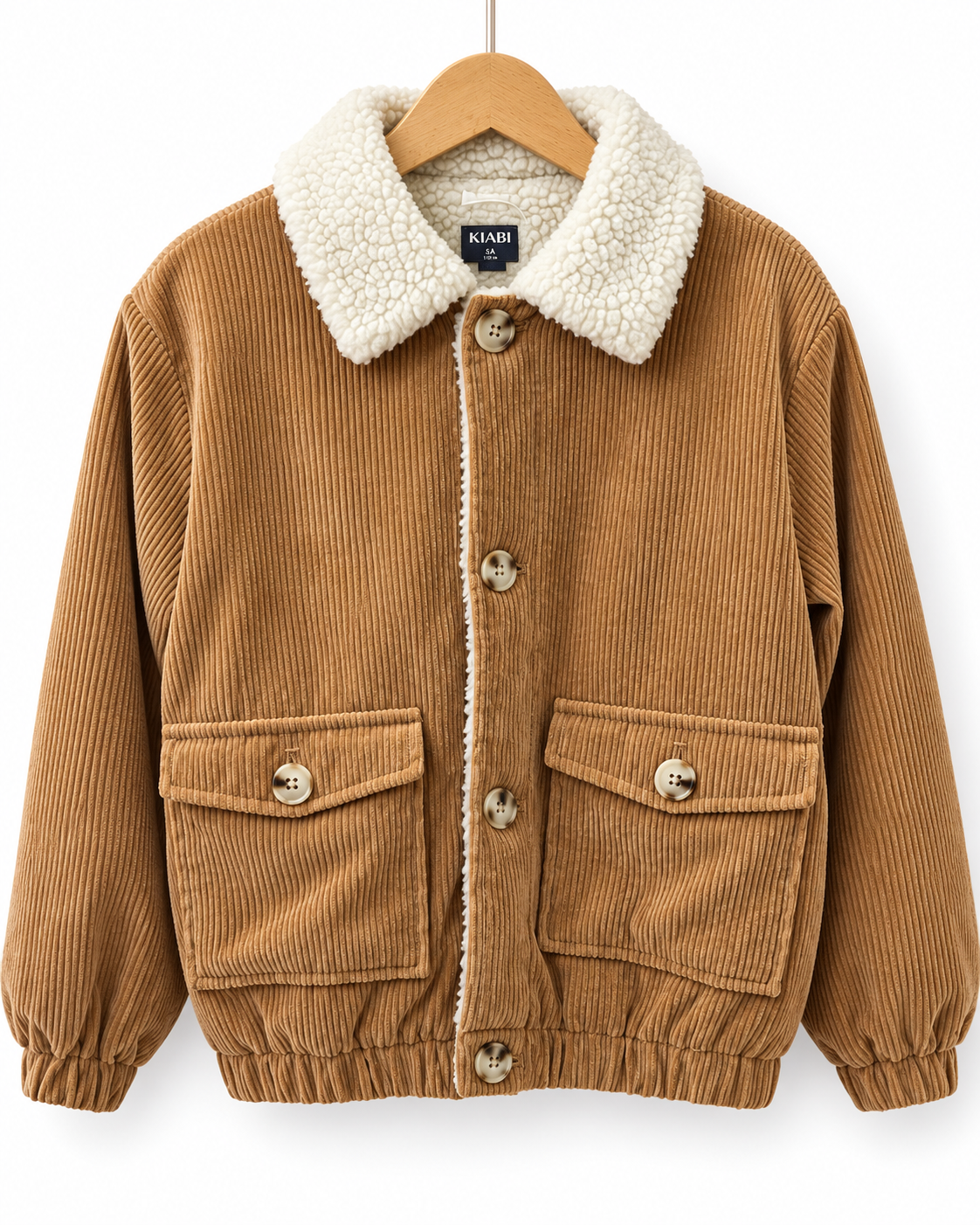 Veste en velours / bouclette — Kiabi — 8 ans